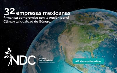 32 empresas mexicanas firman su compromiso con la Acción por el Clima y la Igualdad de Género